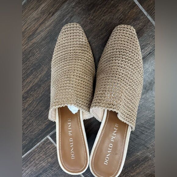 🌵 Donald J Pliner Fenda Stretch Mule – Tan Neutral Chic 🌞 sz 7 - Picture 9 of 10
